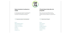 Desktop Screenshot of cera.be